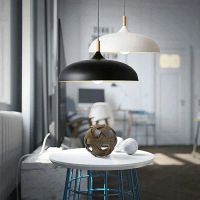 ScandiLume Loftlampe – Skandinavisk Egetræ Design til Dit Hjem Sort Bonusvis