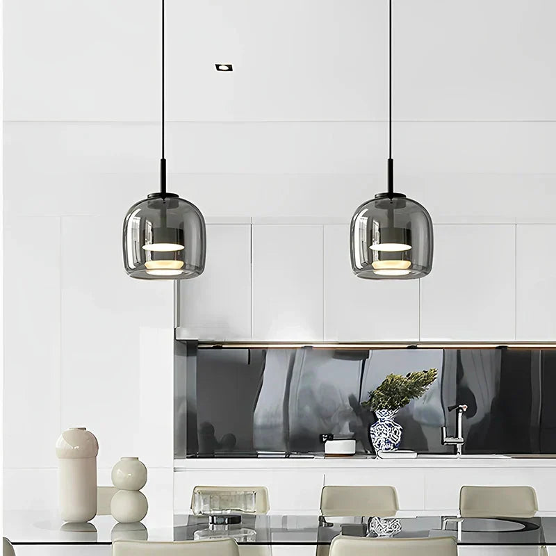 ClearGlow Pendel Lampe – Elegant og Enkel Glaslampe til Moderne Indretning Bonusvis