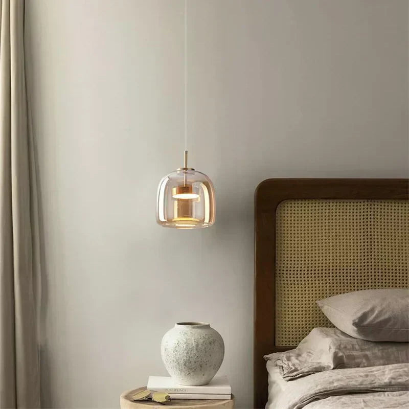 ClearGlow Pendel Lampe – Elegant og Enkel Glaslampe til Moderne Indretning Bonusvis