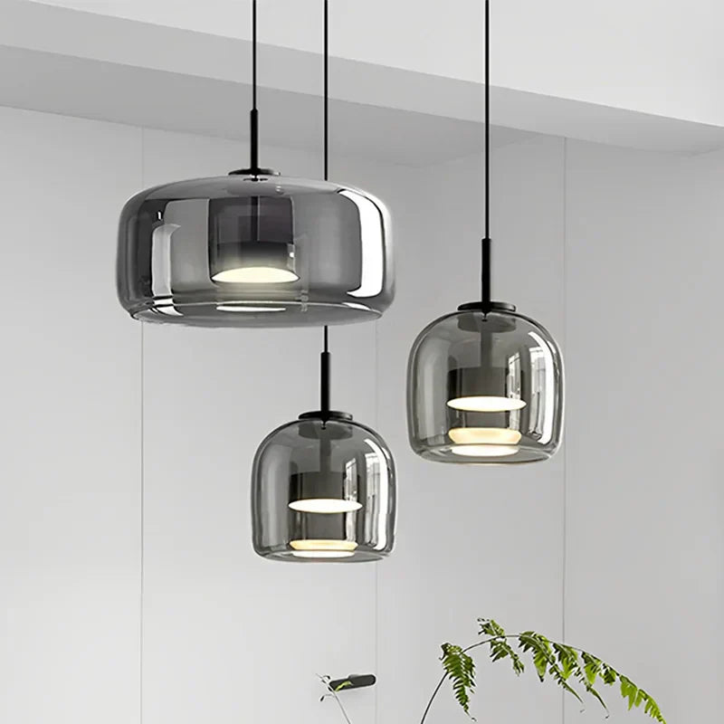 ClearGlow Pendel Lampe – Elegant og Enkel Glaslampe til Moderne Indretning Bonusvis