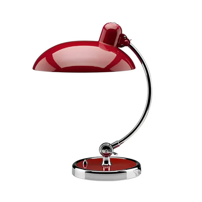 NordiqueLumi Bordlampe – Elegant Skandinavisk Design med Blødt og Varmt Lys Rød Bonusvis