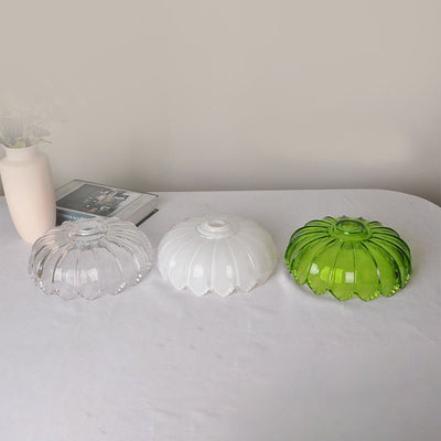 Pendellampe i Glas og Kobber – Elegant Blomsterdesign med Justerbar Belysning Bonusvis