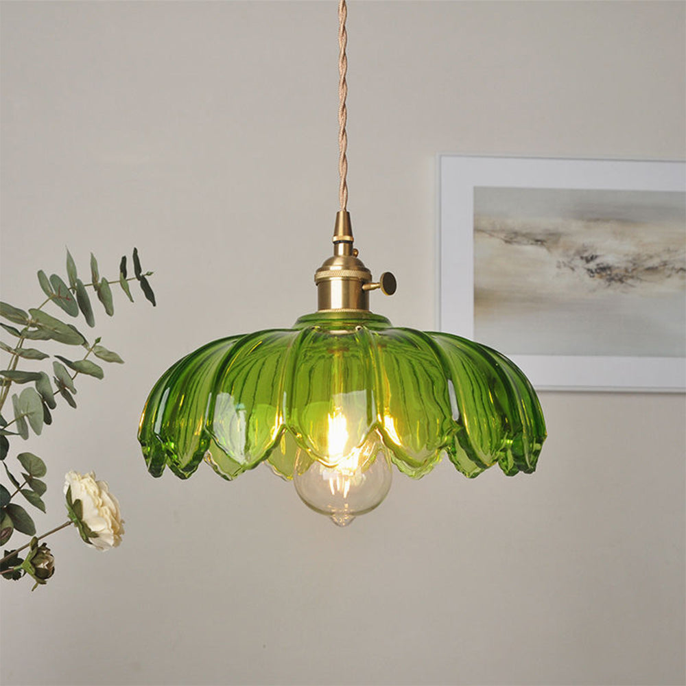 LumiSphere - Moderne hængelampe i glas med krystalklar belysning Bonusvis