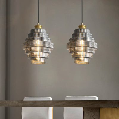 LumiFlask Messing Glas Pendellampe – Vintage Elegance til Dit Hjem Bonusvis