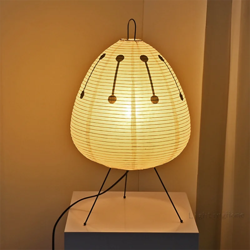 WabiGlow Bordlampe – Japansk Wabi-Sabi Design med Blødt Diffust Lys Bonusvis