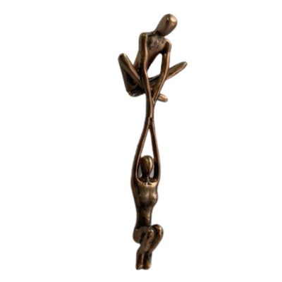 Sculpture "Kærlighed og Harmoni" – Symbol på Tillid og Balance til Dit Hjem Bronze Bonusvis