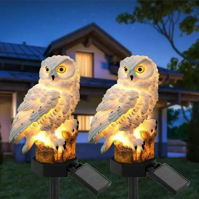 Solaire Lampe Hibou – Økologisk LED Havebelysning med Unikt Design Bonusvis