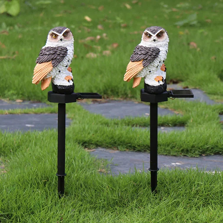 Solaire Lampe Hibou – Økologisk LED Havebelysning med Unikt Design Bonusvis
