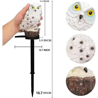 Solaire Lampe Hibou – Økologisk LED Havebelysning med Unikt Design Bonusvis