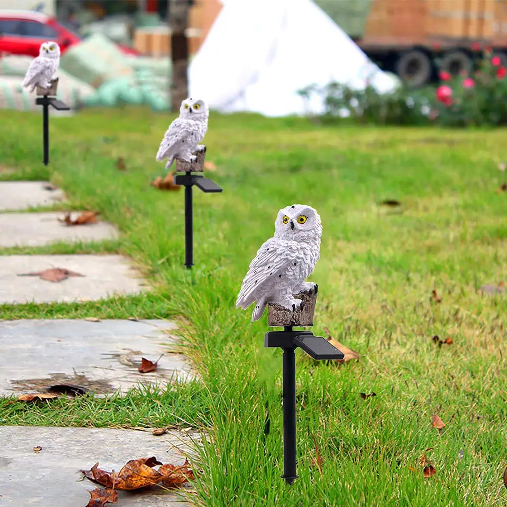 Solaire Lampe Hibou – Økologisk LED Havebelysning med Unikt Design