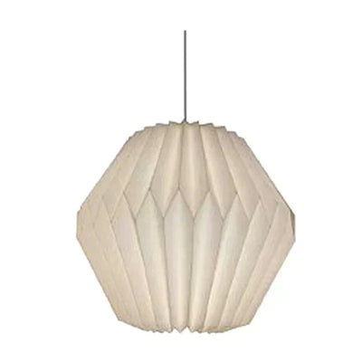 Origami Nordisk Lampe – Minimalistisk Hængelampe i Papir E Bonusvis