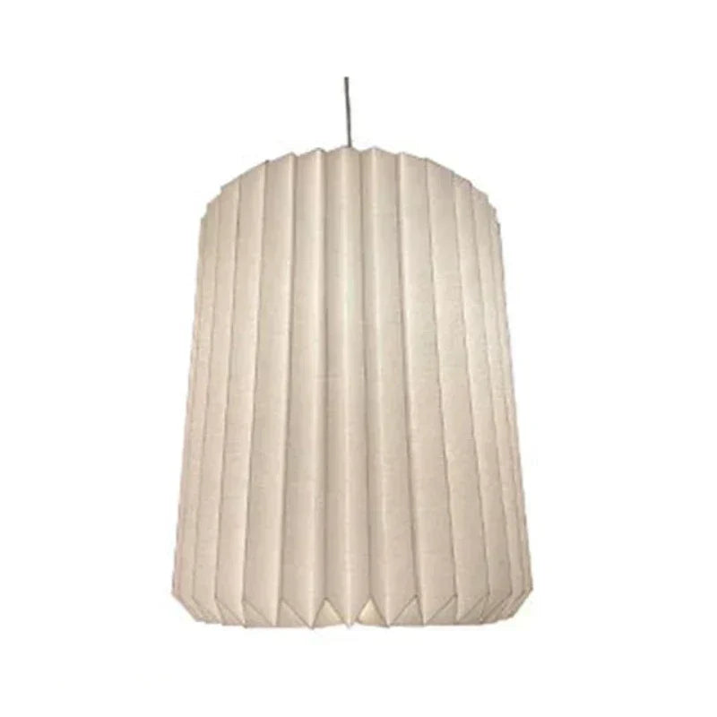 Origami Nordisk Lampe – Minimalistisk Hængelampe i Papir D Bonusvis