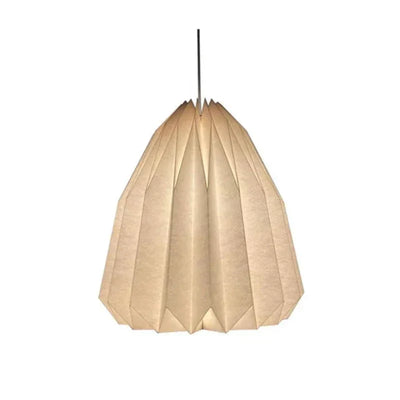 Origami Nordisk Lampe – Minimalistisk Hængelampe i Papir A Bonusvis