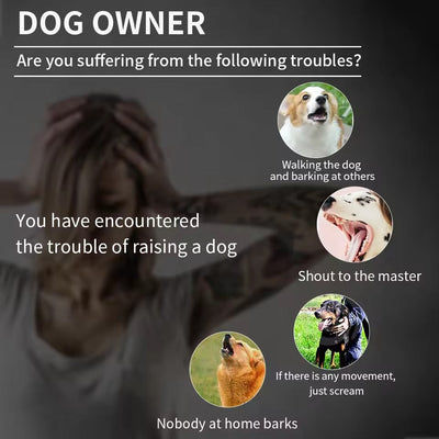 Antigø Halsbånd til Hunde uden Stød – Genopladeligt, Justerbart Træningshalsbånd med Lyd og Vibration til Små og Mellemstore Hunde Bonusvis