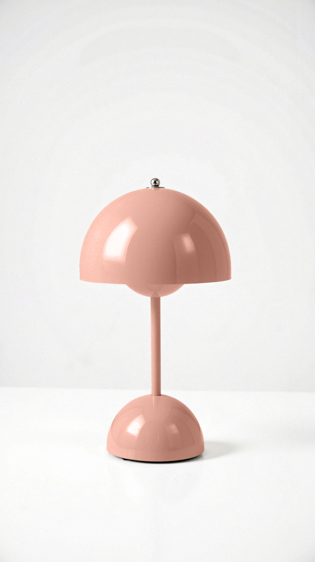 Elegant Lampe Bord – Minimalistisk Design med Justerbart Lys Lyserød Bonusvis