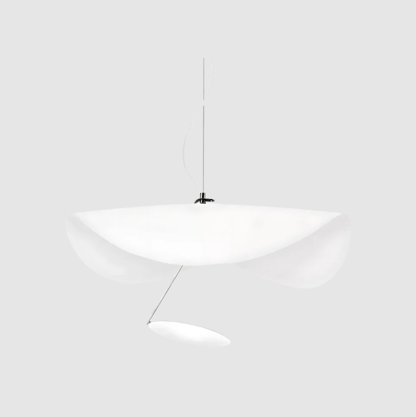 Lyskrone L'Éclat de Clarté – Elegant Chrome Loftlampe til Dit Hjem Bonusvis