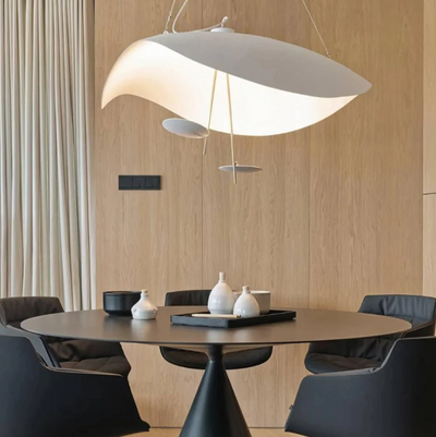 Lyskrone L'Éclat de Clarté – Elegant Chrome Loftlampe til Dit Hjem Hvid Glans Bonusvis