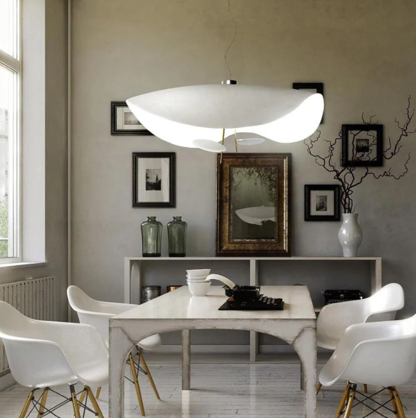 Lyskrone L'Éclat de Clarté – Elegant Chrome Loftlampe til Dit Hjem Bonusvis