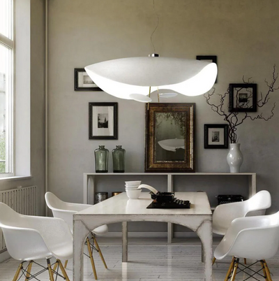 Lyskrone L'Éclat de Clarté – Elegant Chrome Loftlampe til Dit Hjem Bonusvis
