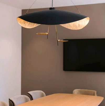 Lyskrone L'Éclat de Clarté – Elegant Chrome Loftlampe til Dit Hjem Bonusvis