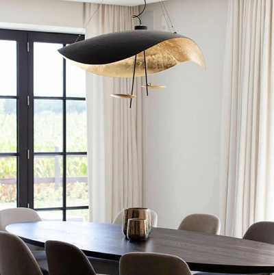 Lyskrone L'Éclat de Clarté – Elegant Chrome Loftlampe til Dit Hjem Bonusvis
