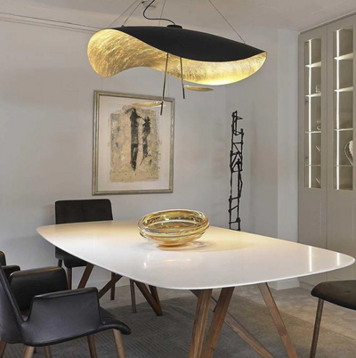 Lyskrone L'Éclat de Clarté – Elegant Chrome Loftlampe til Dit Hjem Bonusvis