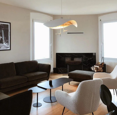 Lyskrone L'Éclat de Clarté – Elegant Chrome Loftlampe til Dit Hjem Bonusvis