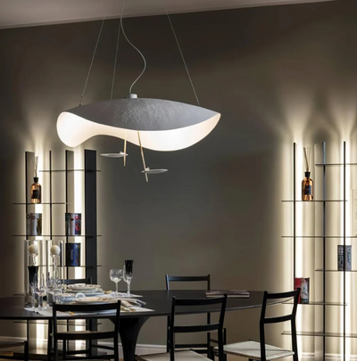 Lyskrone L'Éclat de Clarté – Elegant Chrome Loftlampe til Dit Hjem Bonusvis