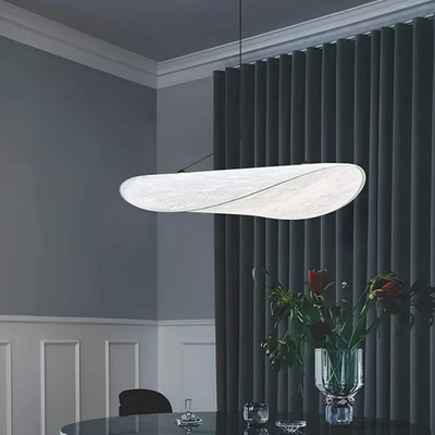 SilkGlow - Håndlavet loftlampe i silke og metal for sofistikeret belysning Bonusvis
