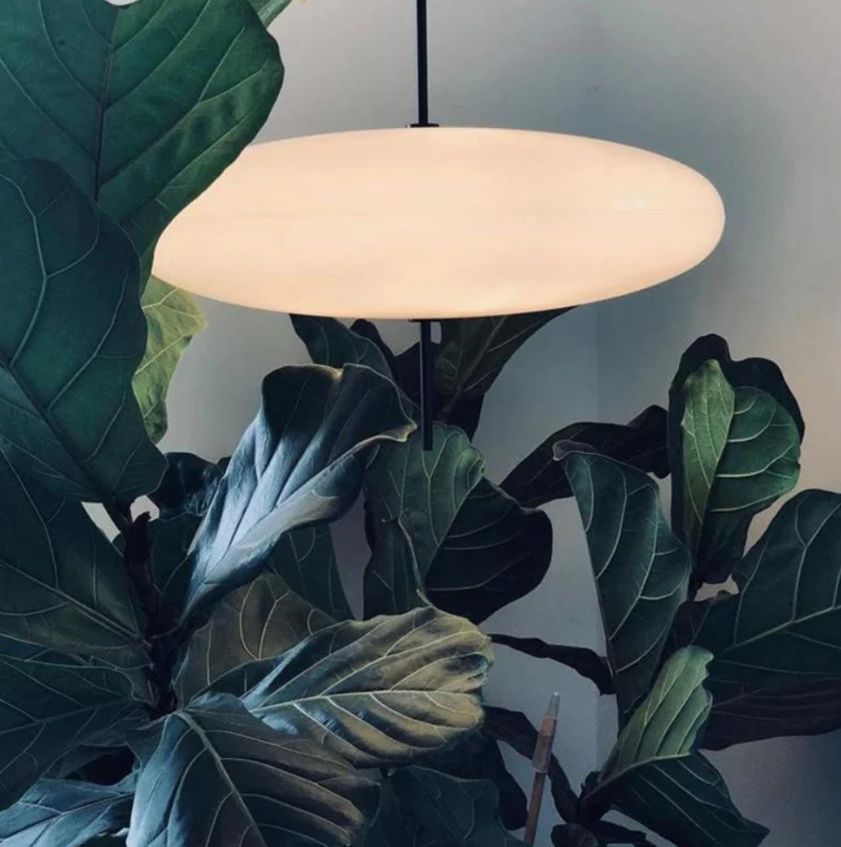 OvalGlow Loftlampe – Elegant Design med Justérbar Højde og LED Bonusvis
