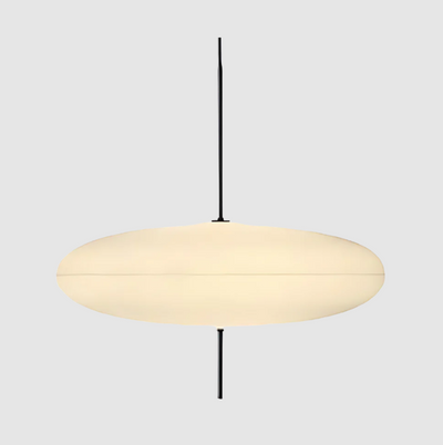 OvalGlow Loftlampe – Elegant Design med Justérbar Højde og LED Bonusvis