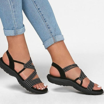 Odellia Ortopædiske Sandaler – Elegante Komfortsandaler med Justerbar Pasform Bonusvis