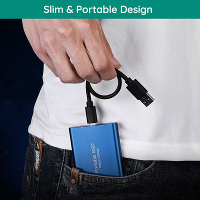 Ekstern SSD 1TB – Ultra-Hurtig og Holdbar med USB 3.1 Bonusvis