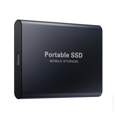 Ekstern SSD 1TB – Ultra-Hurtig og Holdbar med USB 3.1 Sort Bonusvis