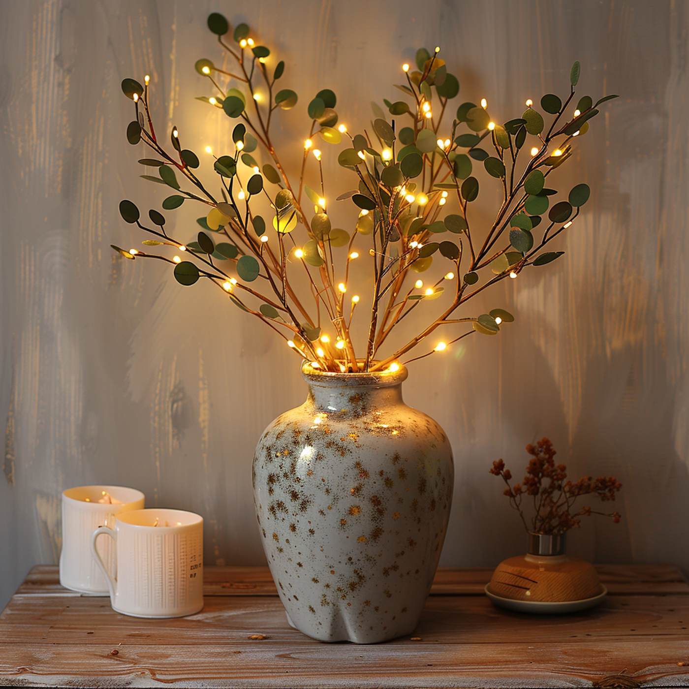 Lysgrene LED – Naturlig Elegance til Dit Hjem Oliven gren Bonusvis