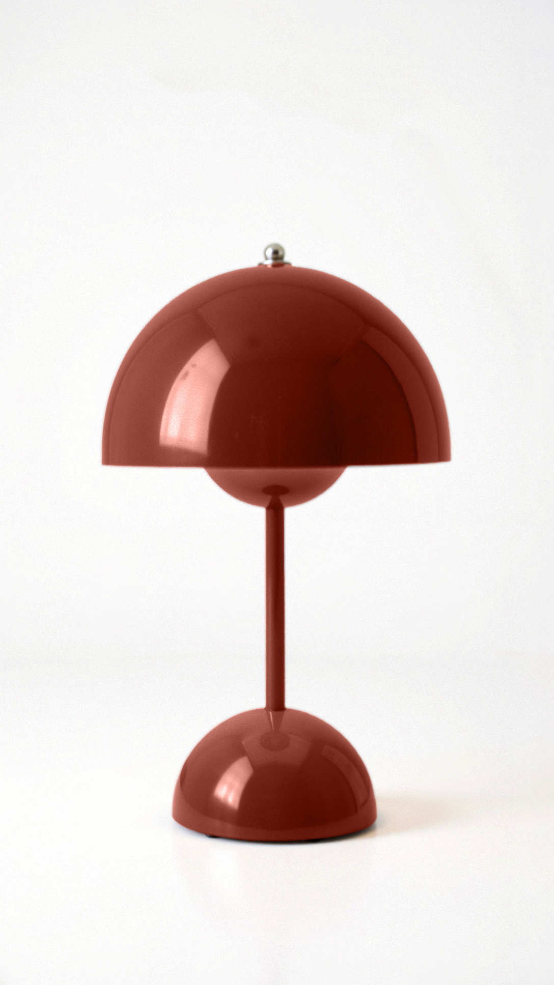 Elegant Lampe Bord – Minimalistisk Design med Justerbart Lys Rød Bonusvis