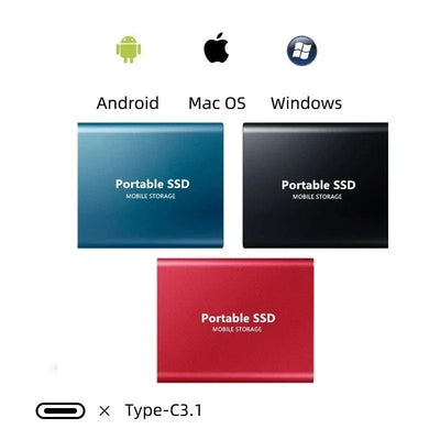 DataCore Ultra Ekstern SSD – Højhastigheds Bærbar Harddisk med Stødsikkert Design og Universel Kompatibilitet Bonusvis