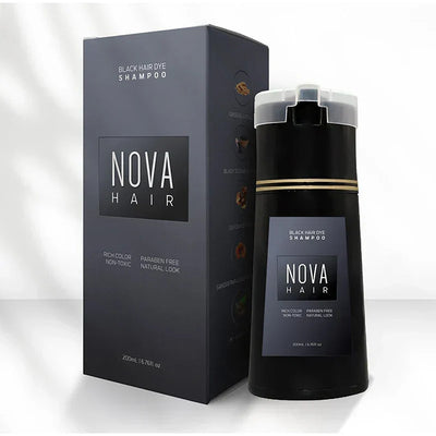 NovaHair Instant Farveshampoo – Hurtig og Skånsom Hårfarve uden Ammoniak Bonusvis