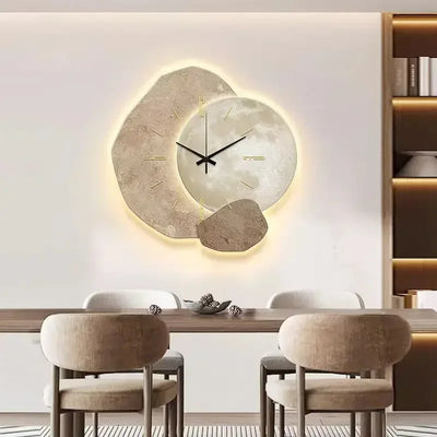 Serene Væglampe i Træ – Stille og Elegant Design til Dit Hjem Med usb-lampe C 30cm x 30cm Bonusvis