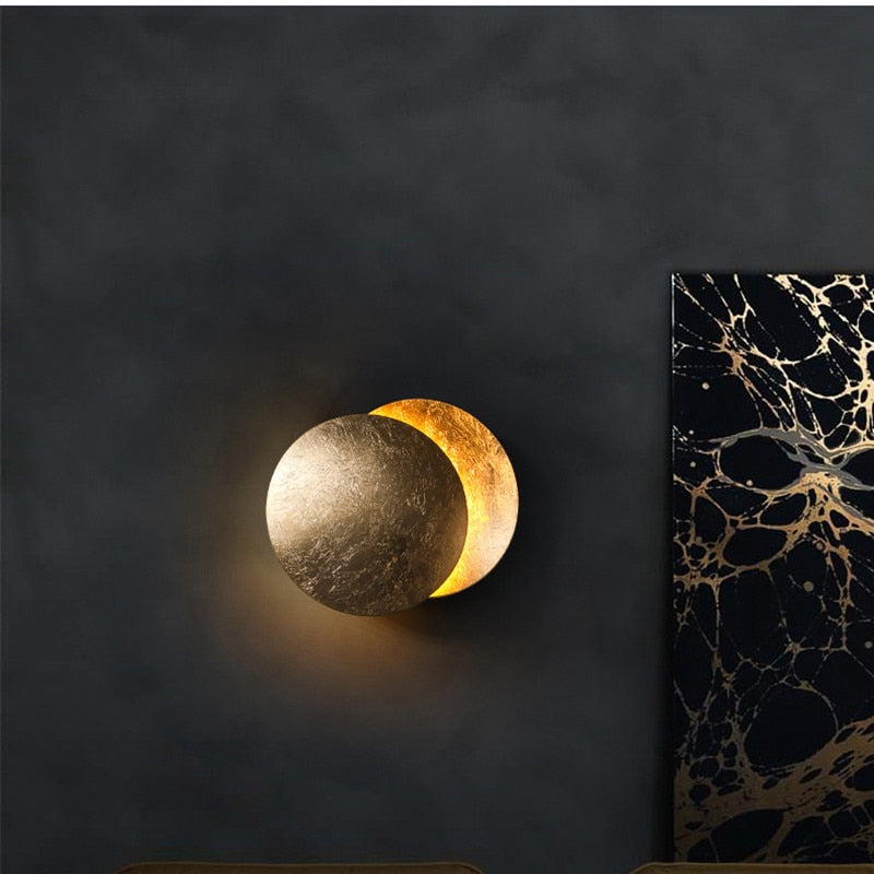 LumiEclipse - Elegant væglampe med justerbar lysrefleksion Bonusvis