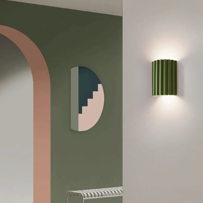 GleamEdge | Kunstnerisk LED-Glød & Stilfuld Harpiks Væglampe Bonusvis