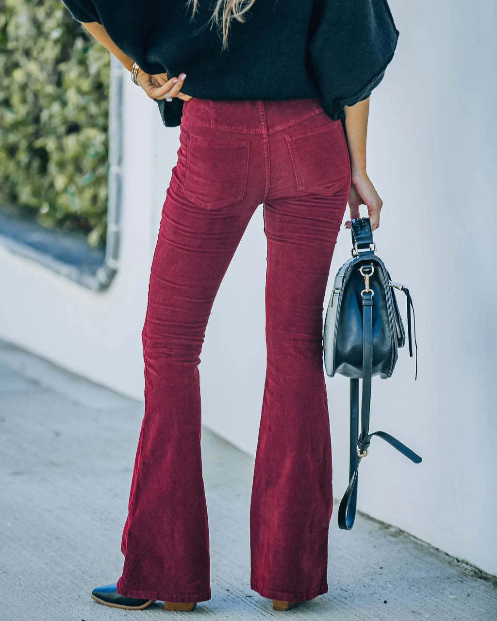 SELENA Flare Bukser til Damer – Stilfuldt High Waist Design til Hverdagsbrug Bonusvis