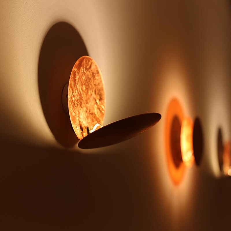 LumiEclipse - Elegant væglampe med justerbar lysrefleksion Bonusvis