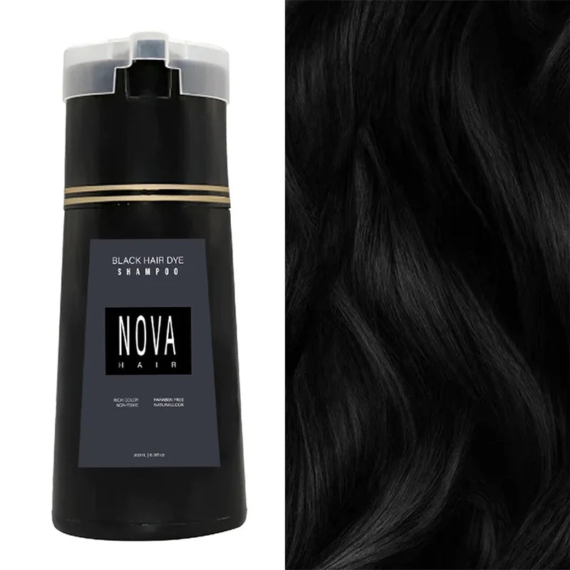 NovaHair Instant Farveshampoo – Hurtig og Skånsom Hårfarve uden Ammoniak Bonusvis