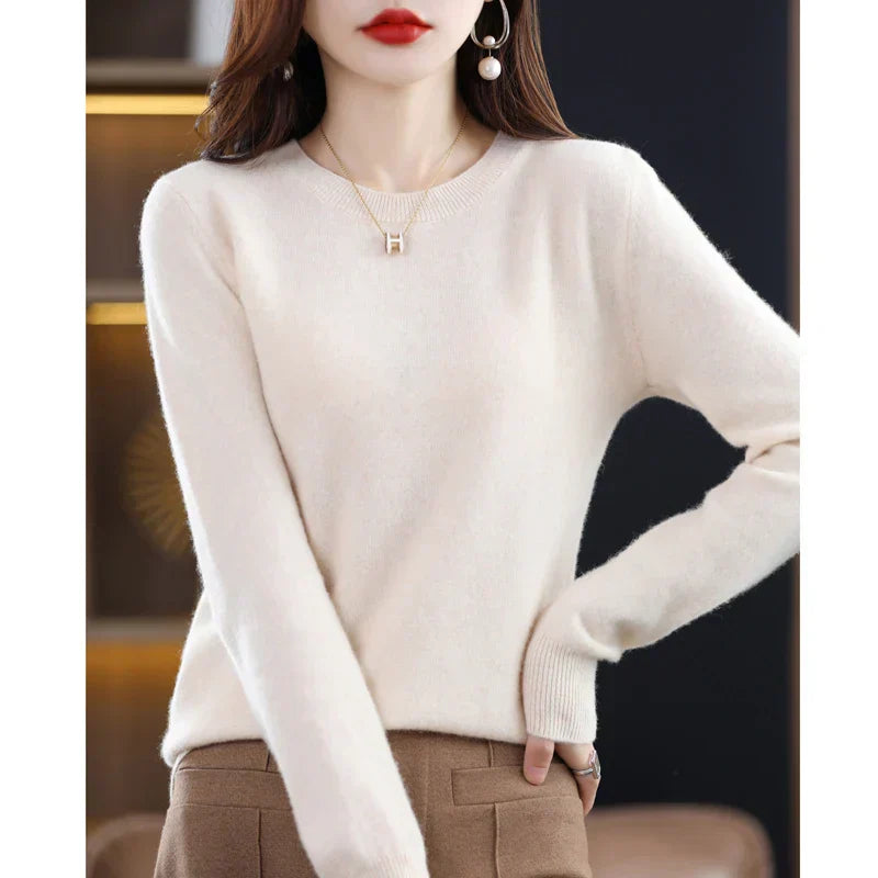 Cachemire Pullover – Luksuriøs og Ample til Stilfulde Vinterdage Beige Bonusvis