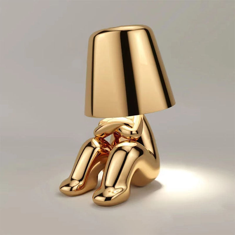 TranquilGlow - Stilfuld lampe med varm og afslappende belysning Plyndring af Guld Bonusvis