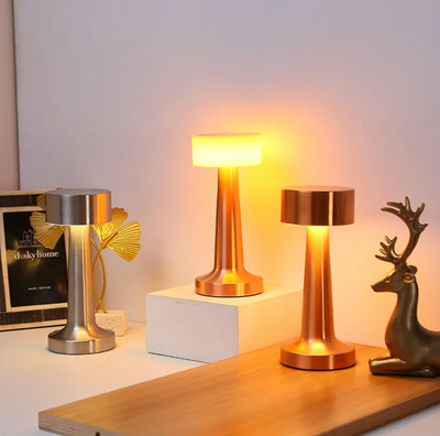 LumiTouch Trådløs Bordlampe – Justerbar Lysstyrke med 3 Farvetemperaturer Bonusvis