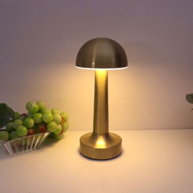 LuxTouch Trådløs Bordlampe – Justerbar Lysfarve og Elegant Design til Hjemmet Bonusvis
