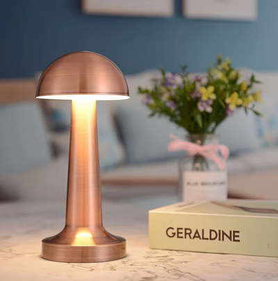 LuxTouch Trådløs Bordlampe – Justerbar Lysfarve og Elegant Design til Hjemmet Bonusvis