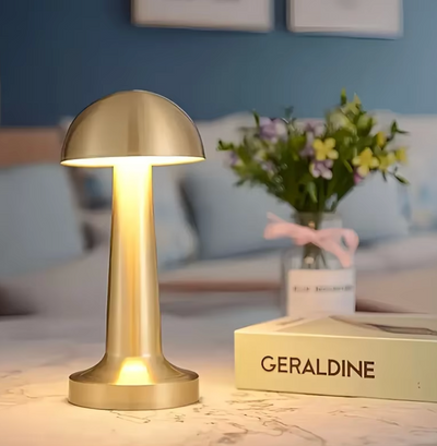LuxTouch Trådløs Bordlampe – Justerbar Lysfarve og Elegant Design til Hjemmet Bonusvis